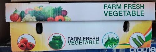 Fresh vegetable corrugated box